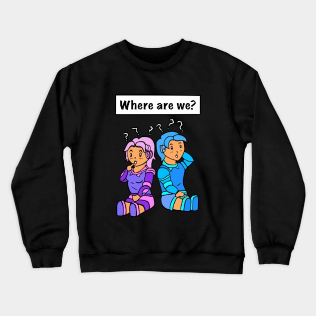 Where are they? Funny Crewneck Sweatshirt by Andrew Hau